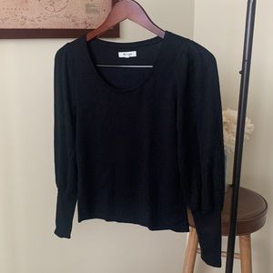 Madewell black scoop neck sweater